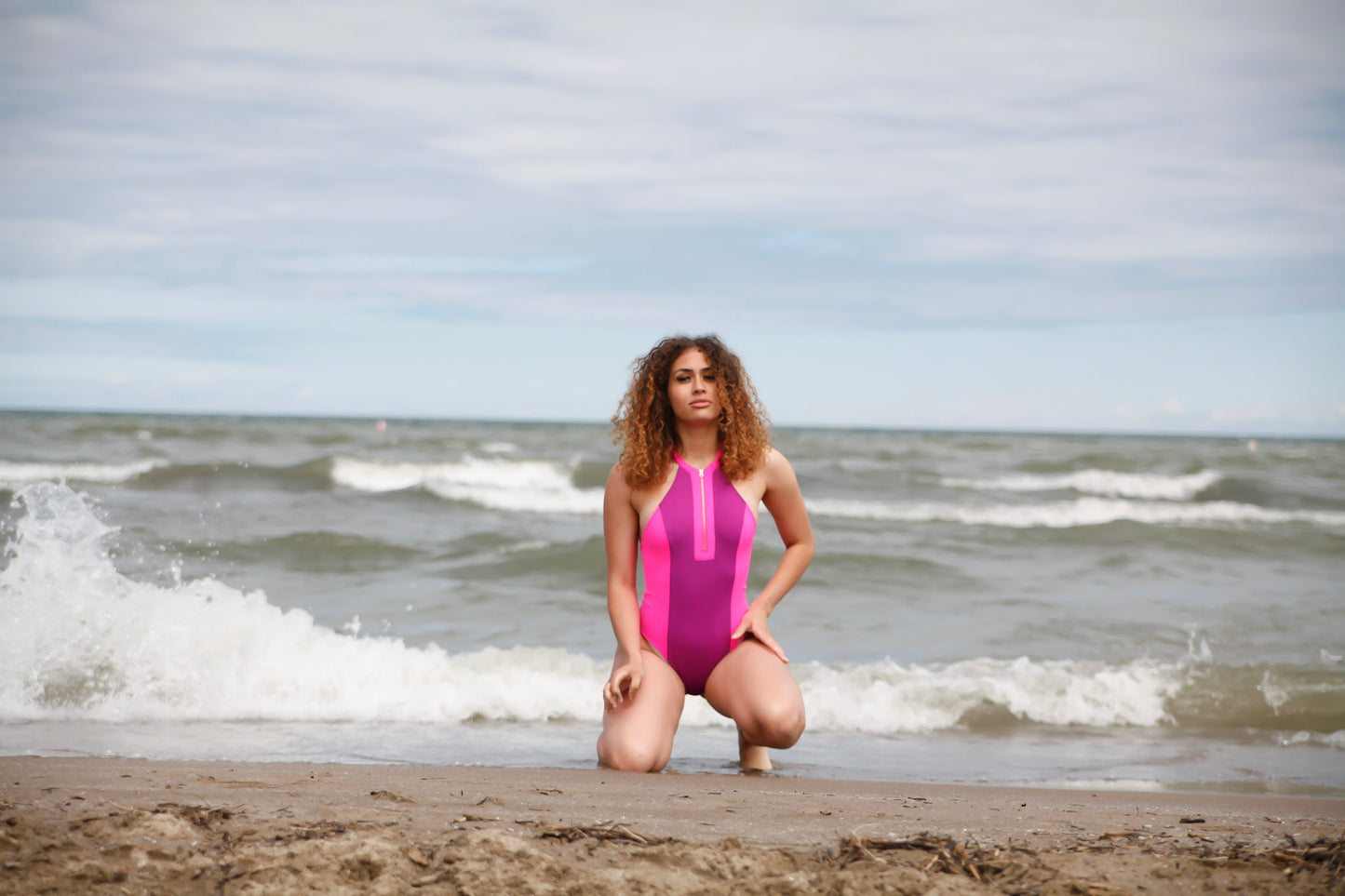 Alyssa Purple Monokini image 6