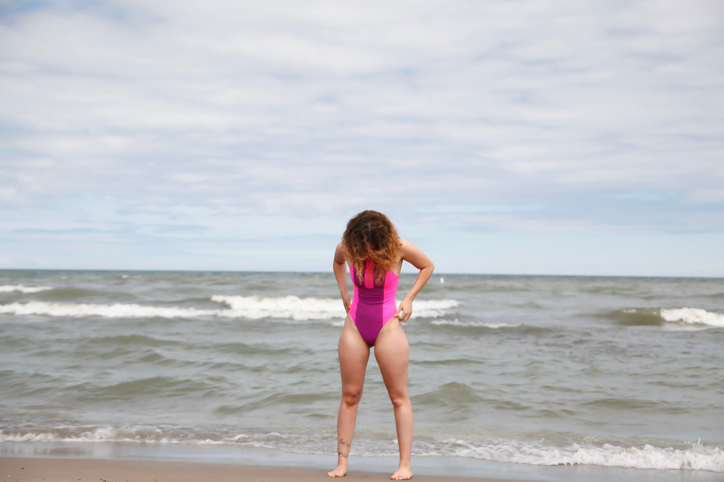 Alyssa Purple Monokini image 7