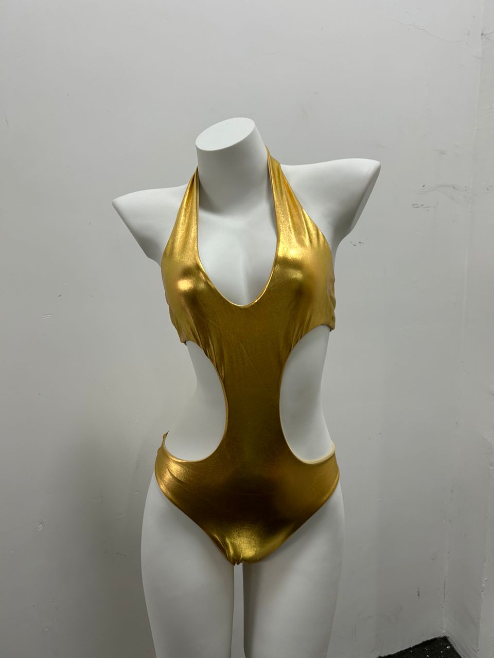 Golden One Piece Bikini image 5