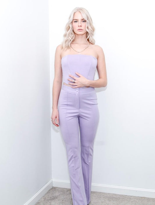 Opulence Flare Pantset (LAVENDER) image 1