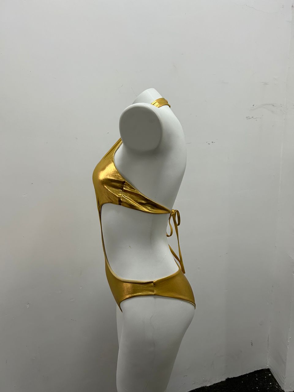 Golden One Piece Bikini image 3