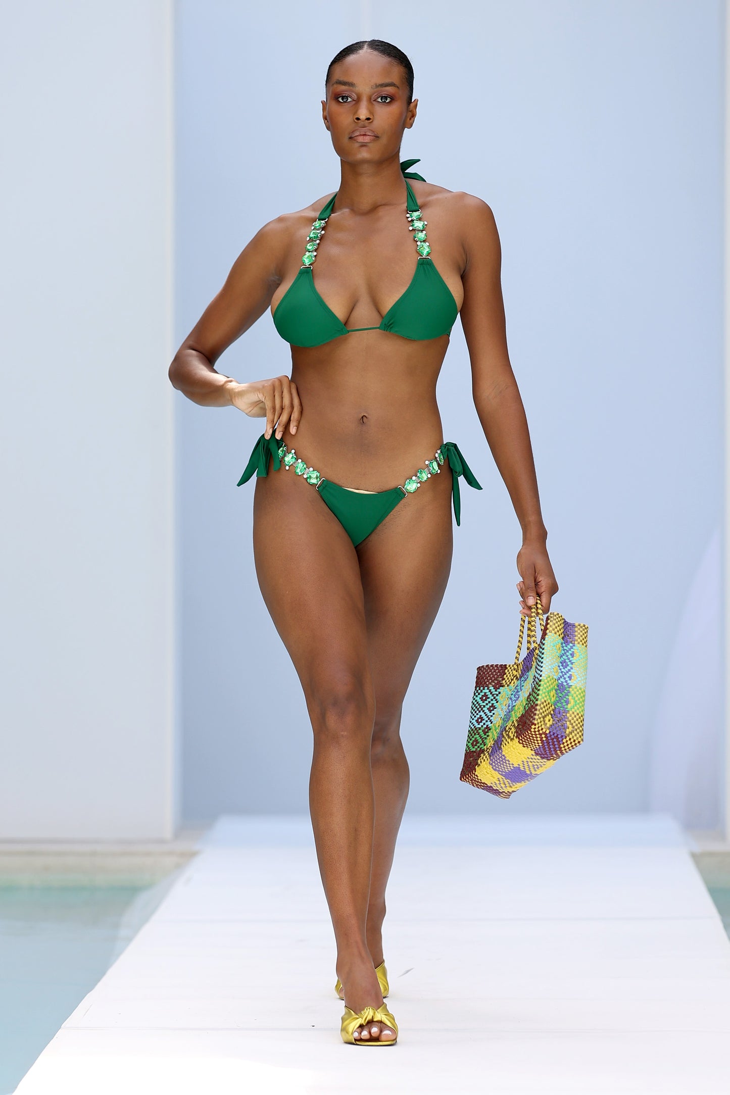 Rich Doll Bikini Set (GREEN) image 0