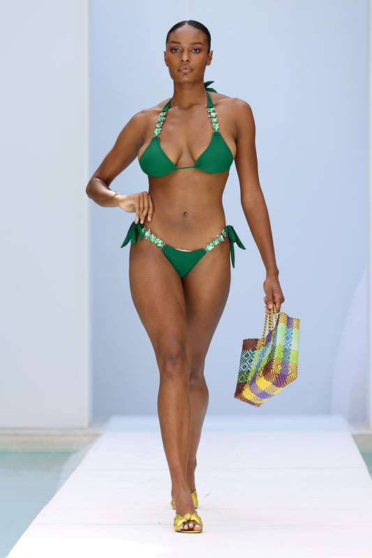 Rich Doll Bikini Set (GREEN) image 0