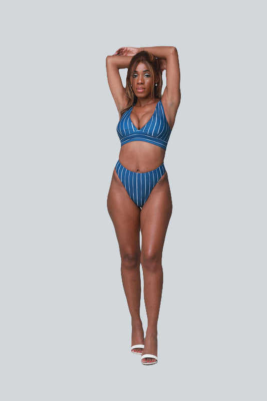 Marie Striped Bikini Brief image 0