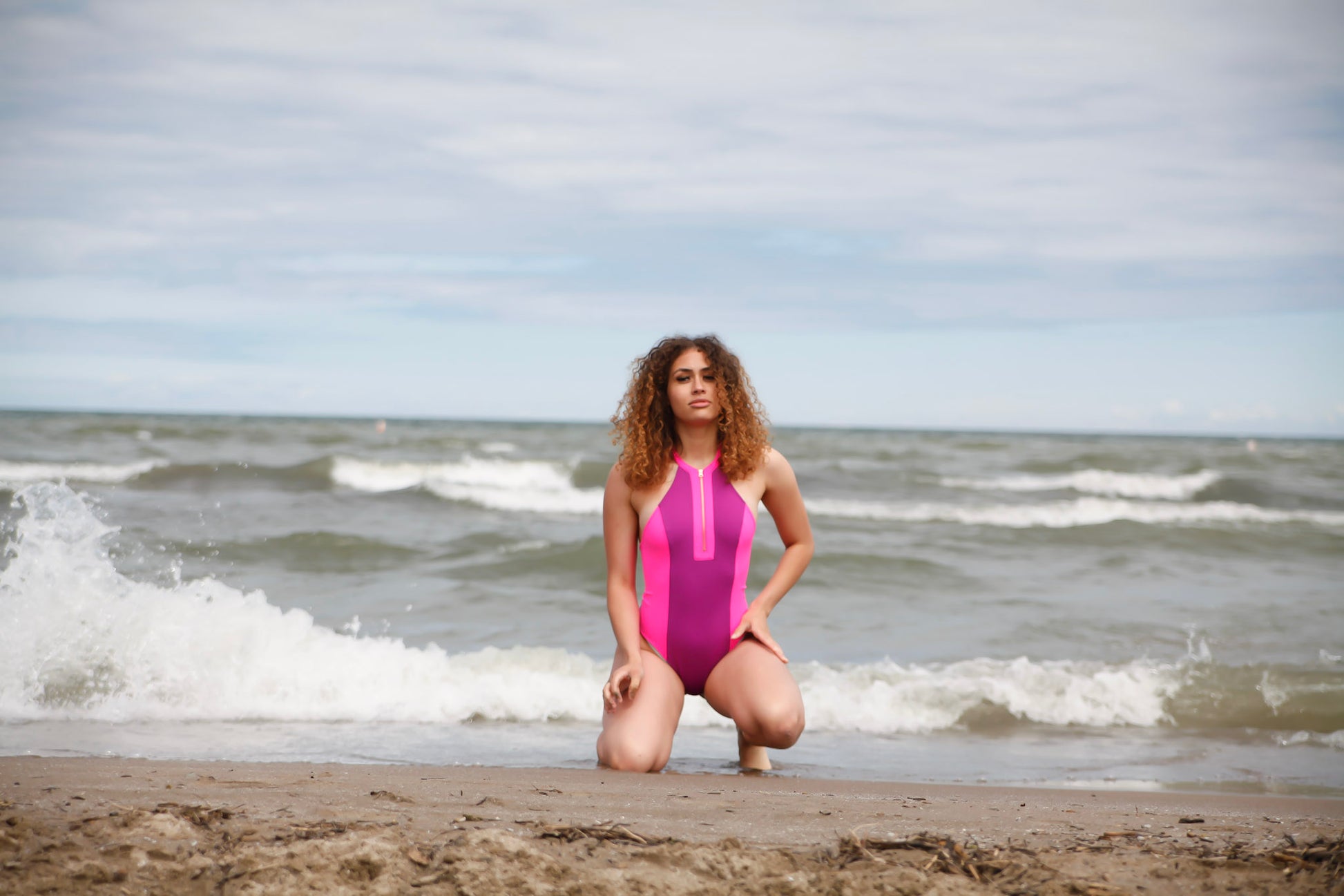 Alyssa Purple Monokini image 6