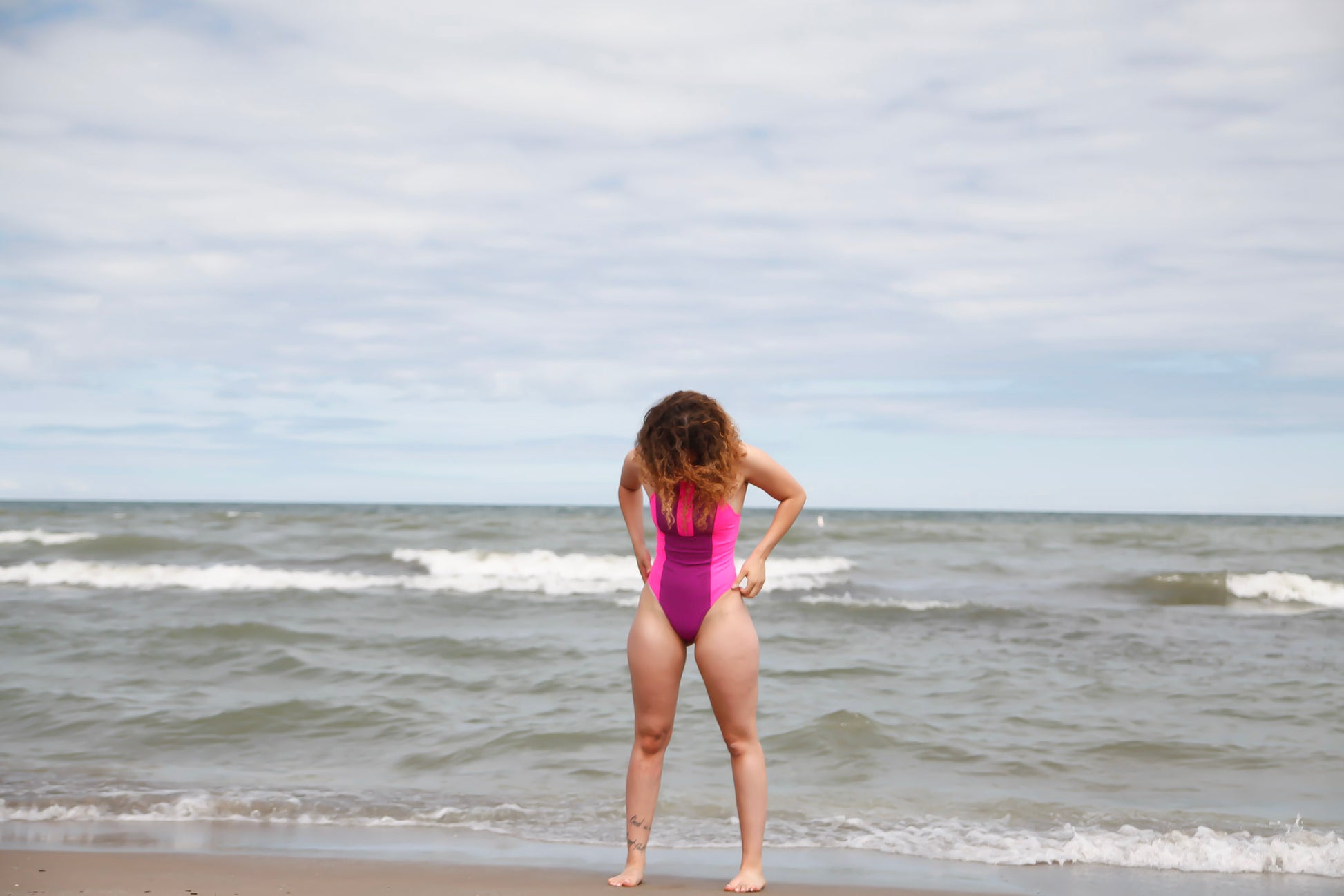 Alyssa Purple Monokini image 7