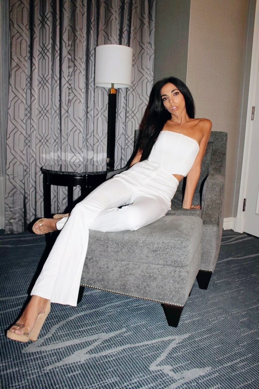 Opulence Flare Pantset (WHITE) image 6