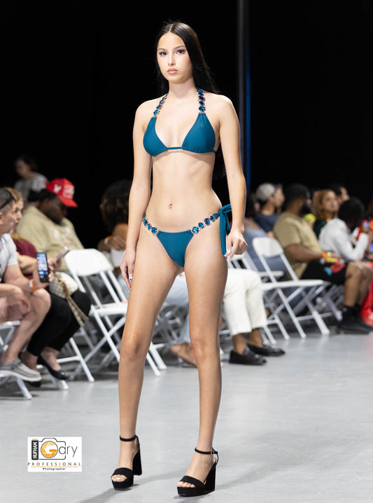 Rich Doll Bikini Set (TURQUOISE) image 0